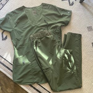 Barco One Wellness Scrub Top and scrub pants